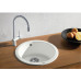 BLANCO RONDO Silgranit Évier, noir 525959