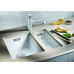 BLANCO SUBLINE 320-U Infini SILGRANIT Évier, noir 525983