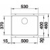 BLANCO ETAGON 500-U InFino Silgranit Evier, beton 526341