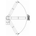 BLANCO MILA-S Robinetterie de cuisine monocommande, avec bec extractible noir mat 526660