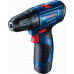 BOSCH GSR 120-LI PROFESSIONAL Perceuse-visseuse 2x12V 2,0 Ah+kit 23 embouts 06019G8002