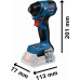BOSCH Kit combiné GSR 18V-90 C + GDR 18V-220 C (2× 4.0Ah) 06019L6023