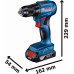 Bosch GDR 18V-215 + GSR 185-LI (2x GBA 18V 2,0Ah; GAL 18V-20; coffret) 06019N2023