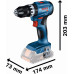 BOSCH PROFESSIONAL Set de 2 outils 18 V : GSB + GDR + 2 x 4,0Ah + GAL 0615A50069