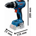 BOSCH PROFESSIONAL GSB 18V-65 +GWS 18V-8+ (2xGBA 4.0Ah+GAL 18V-40+sac a outils) 0615A5008Z