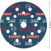 BOSCH Disque abrasif sur film EXPERT O780, 125 mm, G240 2608902413