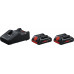 BOSCH 2× ProCORE18V 4.0Ah + GAL 18V-40 1600A01BA3