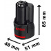BOSCH GBA 12V 2.0Ah PROFESSIONAL Batterie 1600Z0002X