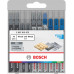 BOSCH Kit de lames de scie sauteuse Wood and Metal, 10 pieces 2607012072