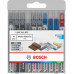 BOSCH Coffret de lames de scie sauteuse Multi Material 10 pieces 2607012073