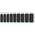 BOSCH PRO Impact Socket Set, 1/2", Profond, 9 pces 2608003040
