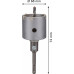 BOSCH Coffret de couronnes de forage PRO SDS plus-5 Core Cutter, 68x54x72 mm 2608550064