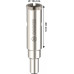 BOSCH Scie trépan avec adaptateur Tiles, 18 x 40 mm 2608594542