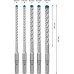 BOSCH Coffret de 5 forets pour perforateur EXPERT SDS plus-7X, 6/6/8/8/10 mm 2608900198