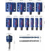BOSCH Coffret de 14 scies trépans EXPERT Tough Material, 2608900448