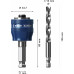 BOSCH Adaptateur EXPERT Power Change Plus 11 mm, foret HSS-G 7,15x105 mm, 2pcs 2608900527