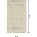 BOSCH Abrasif réticulé EXPERT M480, 80 x 133 mm, G 120, 10 pieces 2608900736