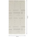 BOSCH Abrasif réticulé EXPERT M480, 115 x 230 mm, G 220, 50 pieces 2608900773