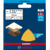 BOSCH Boîte de feuilles abrasives EXPERT C470, 93 mm, G 60/120/240, 6pcs 2608900832