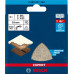 BOSCH Boîte d'abrasifs réticulés EXPERT M480 93 x 93 mm 6 pces 2608901204