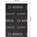 BOSCH Rectangle en non-tissé EXPERT N880, 152 x 229 mm, Extra Cut S 2608901210