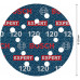 BOSCH Disque abrasif sur film EXPERT O780, 125 mm, G120 2608902401
