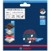BOSCH Coffret de disques abrasifs EXPERT O780, 125 mm G80, G120 , G180 9 ks 2608902407