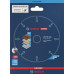 Bosch EXPERT Carbide Multi Wheel Disque a tronçonner carbure 115mm, 22,23mm 2608902488