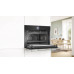 Bosch Série 8 Four encastrable compact avec fonction micro-ondes 60 x 45 cm Noir CMG7761B1