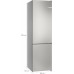 Bosch Série 4 Réfrigérateur combiné pose-libre 203 x 60 cm KGN392I1F