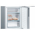 Bosch Série 4 Réfrigérateur combiné pose-libre 186 x 60 cm Couleur inox, KGV36VLEAS