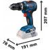 BOSCH GSB 18V-55 PROFESSIONAL Perceuses-visseuses a percussion sans fil 06019H5302