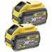 DeWALT DCB548Y2-XJ Kit de 2 batteries FlexVolt XR (4,0 Ah/12,0 Ah – 18 V/54 V)