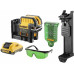 DeWALT DCE0822D1G Laser en croix a 2 points, vert, XR (10,8V/1x2,0Ah) Coffret Tstak