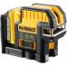 DeWALT DCE0822D1R Laser en croix a 2 points, rouge, XR (10,8V/1x2,0Ah) Coffret Tstak