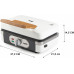 DOMO Appareil 3-en-1 Croque – Grill – Gaufrier (1100 W), blanc DO9277C
