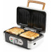 DOMO Appareil 3-en-1 Croque – Grill – Gaufrier (1100 W), blanc DO9277C