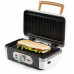 DOMO Appareil 3-en-1 Croque – Grill – Gaufrier (1100 W), blanc DO9277C