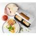 DOMO Appareil 3-en-1 Croque – Grill – Gaufrier (1100 W), blanc DO9277C
