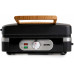 DOMO Appareil 3-en-1 Croque – Grill – Gaufrier (1100 W), noir DO9278C