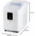 DOMO Machine a glaçons avec compresseur (0,8l/120W), blanche DO9292IB