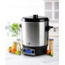 DOMO Stérilisateur inox LCD - 2 ouvertures - robinet inox (27 l / 2000W) DO42329PC