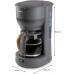 DOMO WOOD YOU Cafetiere filtre - gris DO754K
