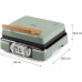 DOMO Gaufrier 4×7 avec thermostat et minuterie – vert DO9279W