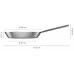 Fiskars Norden steel frying pan 28cm 1067629