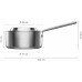 Fiskars Norden acier casserole 2,5L 1067638