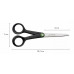 Fiskars Ciseaux Universels Recyclés Petit, 17 cm 1074543