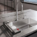 Franke FC 4169.501 PESCARA Robinet de cuisine, inox - douche/jet 115.0741.694