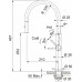 Franke FC 4169.504 PESCARA Robinet de cuisine, inox doré - douche/jet 115.0741.697