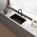 Franke FG 4767.505 MARIS STRIPES Mitigeur de cuisine, noir mat/cuivre 115.0747.674